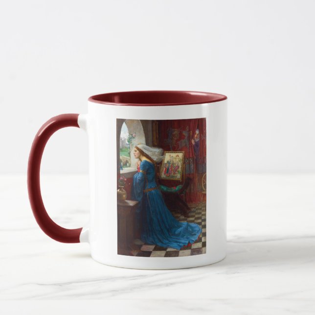 Mug Fair Rosamund c. 1916 par John William Waterhouse (Gauche)