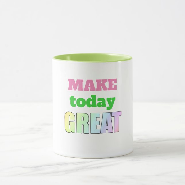 Mug Faire aujourd'hui une grande boule de combo (Centre)