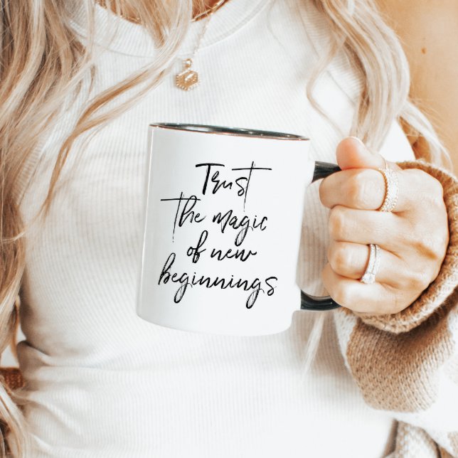 Mug Faire Confiance À La Magie Des Nouveaux Débuts Scr (Créateur téléchargé)
