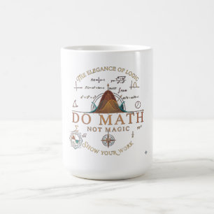 Mug Faire des Maths Pas de la Magie Maillot à Manches