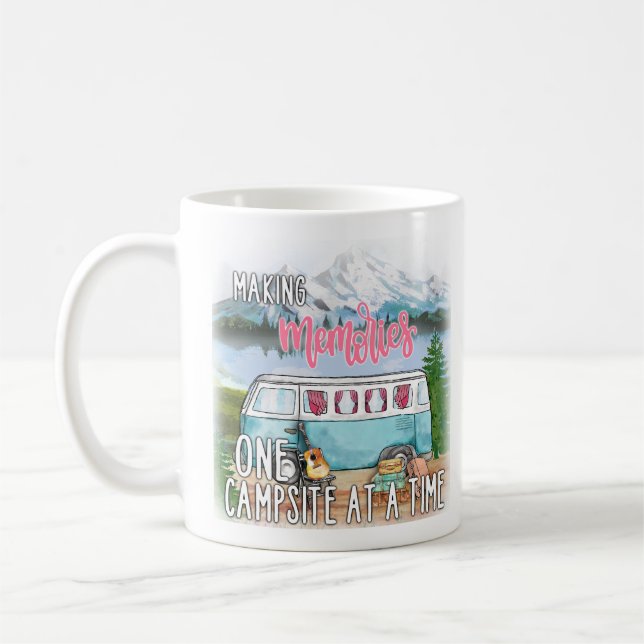 Mug Faire Des Souvenirs Un Camping À La Fois (Gauche)