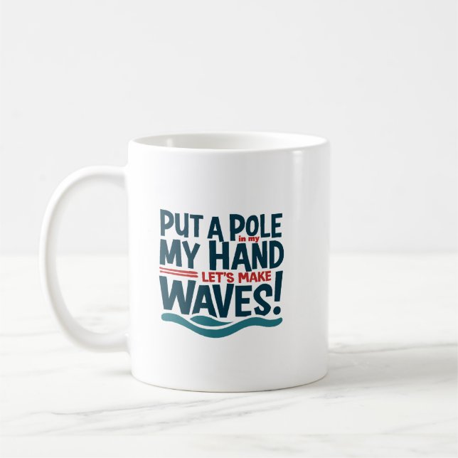 Mug Faire des vagues avec style (Gauche)