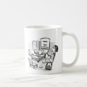 Mug Faire face à la recherche élevée de solitude