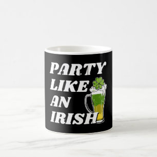 Mug Faire la fête comme un Irlandais