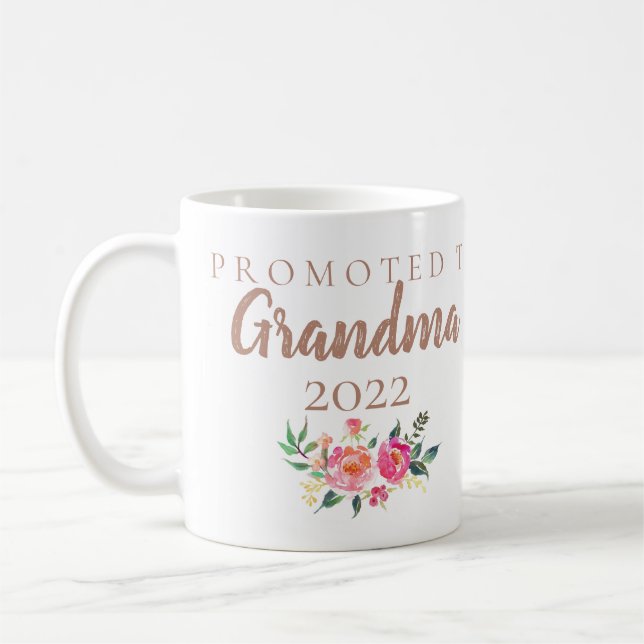 MUG FAIRE-PART DE GROSSESSE À LA GRAND-MAMAN (Gauche)