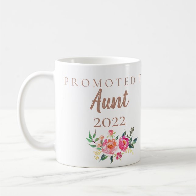 MUG FAIRE-PART DE GROSSESSE À LA TANTE (Gauche)