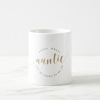 Mug Faire-part de grossesse pour la tante de soeur !