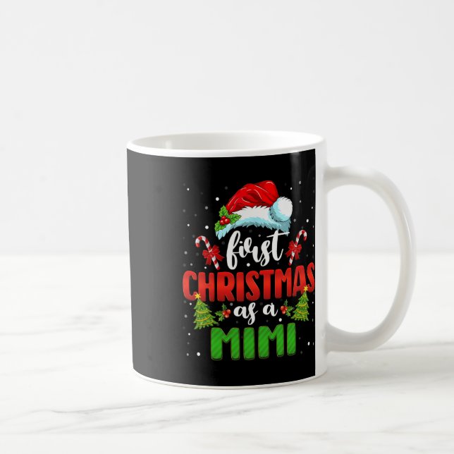 Mug Faire-part Père Noël Premier Noël En Famille Mimi (Droite)