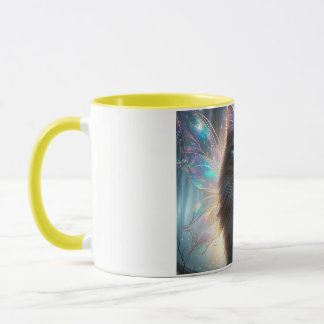 Mug Fairy Cat inspired by Irish Folklore Cait Sìth 