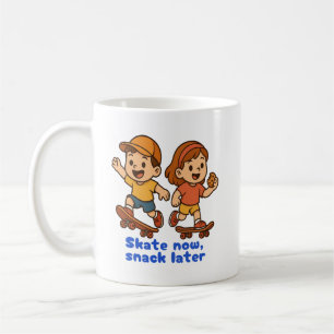 Mug Fais du Skate Maintenant, Grignote Plus Tard – Des
