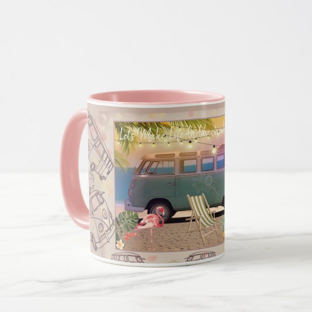 Mug Faisons de la vie une aventure (Devant gauche)