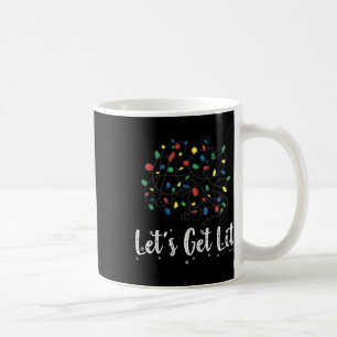 Mug Faisons-en un pyjama de feux de Noël amusant pour