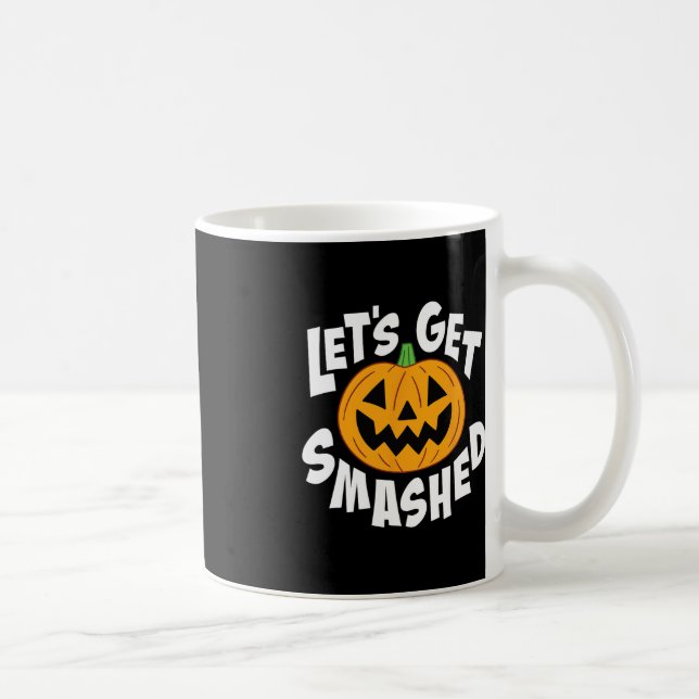 Mug Faisons-nous fondre drôle Halloween Citrouille Smi (Droite)
