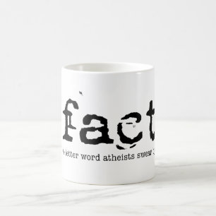 Mug Fait : Les athées à quatre lettres jurent par -