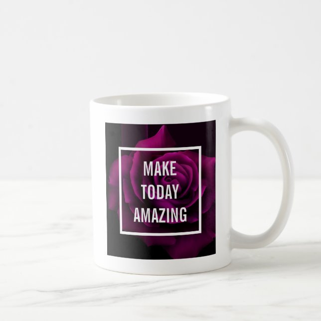Mug Faites aujourd'hui Extraordinaire Purple Rose Insp (Droite)