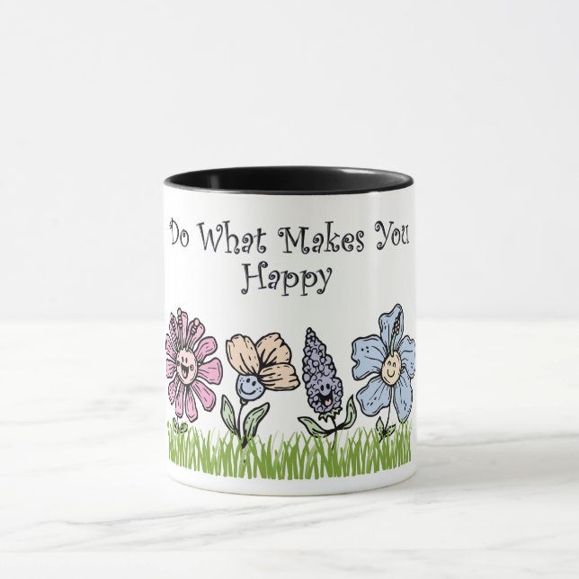 Mug Faites Ce Qui Vous Rend Heureux (Centre)