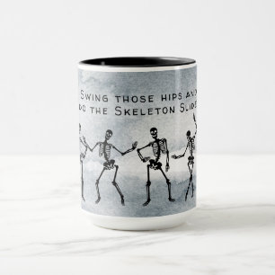 Mug Faites Le Skeleton Slide ! Skeletons dansants