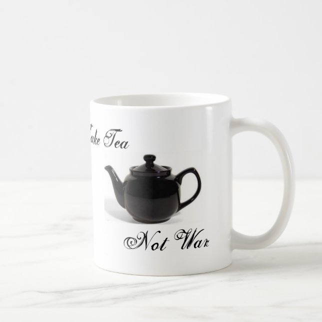 Mug Faites le thé, pas guerre (Droite)