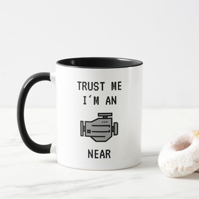 Mug Faites-moi confiance je suis ingénieur (Avec donut)