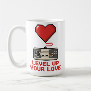 Mug Faites passer votre amour au niveau supérieur, con