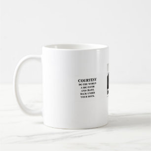 Mug Faites une faveur au monde ; reviens sous ta roche