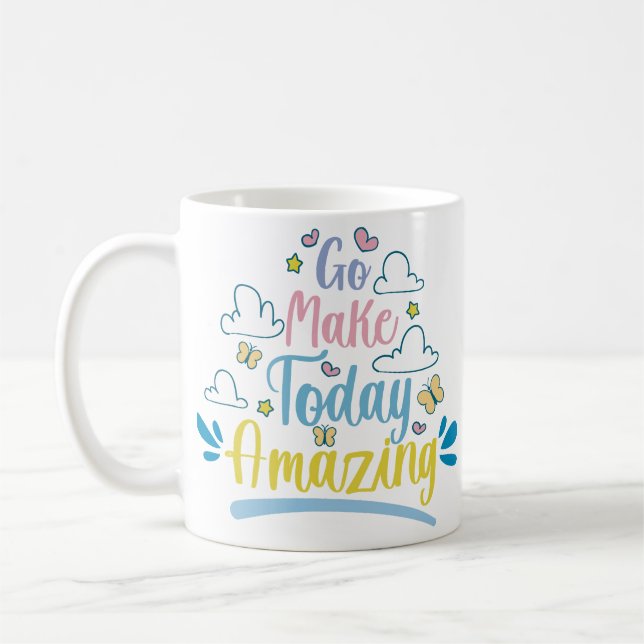 Mug Faites une soumission Inspirationnelle Extraordina (Gauche)