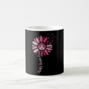 Mug Faith Hope Love Cancer du sein Sensibilisation Tou
