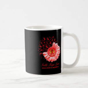 Mug Faith Hope Love Cerveau Aneurysme Sensibilisation