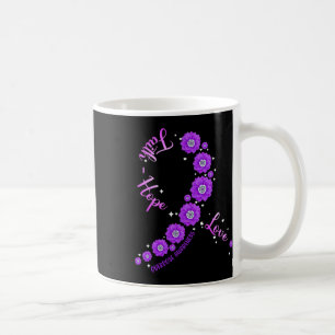 Mug Faith Hope Love Overdose Sensibilisation Ruban Flo