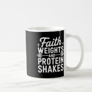 Mug Faith Poids Et Protein Shakes Christian Gym Wei