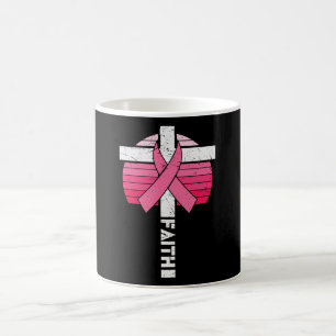 Mug Faith Sensibilisation au cancer du sein Christian 