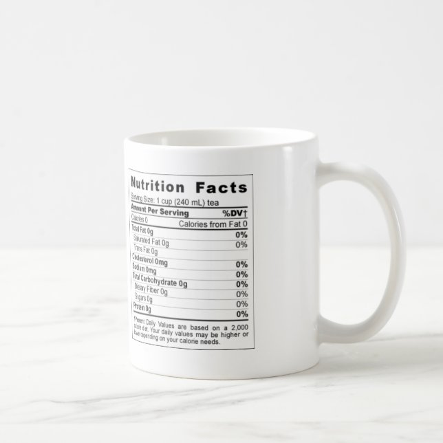 Mug Faits nutritionnels (Droite)