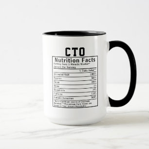 Mug Faits nutritionnels amusants pour les directeurs d