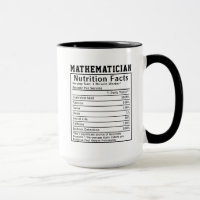 Faits Nutritionnels de Mathématicien Drôle Amateur