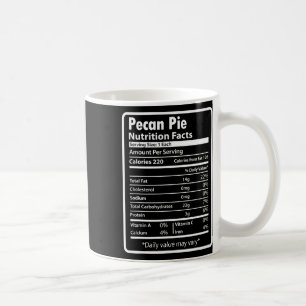 Mug Faits nutritionnels drôles de tarte aux noix de pé