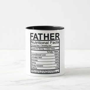 Mug Faits nutritionnels du père