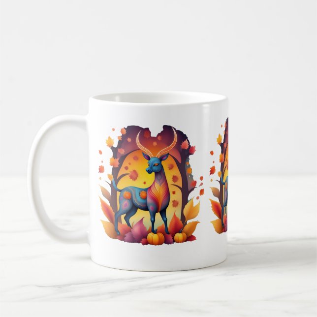 Mug Fall Deer Alebrije (Gauche)