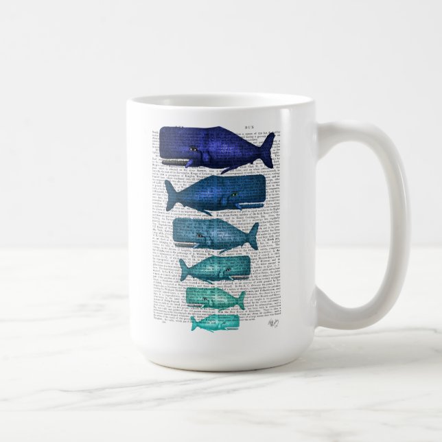 Mug Famille Blue Whale (Droite)