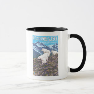 Mug Famille de chèvres de Montagne Blanche Colorado