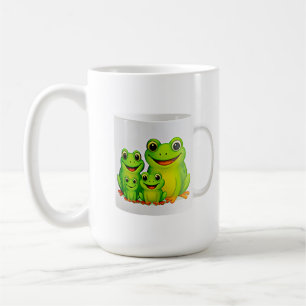 Mug Famille de grenouilles mignonne
