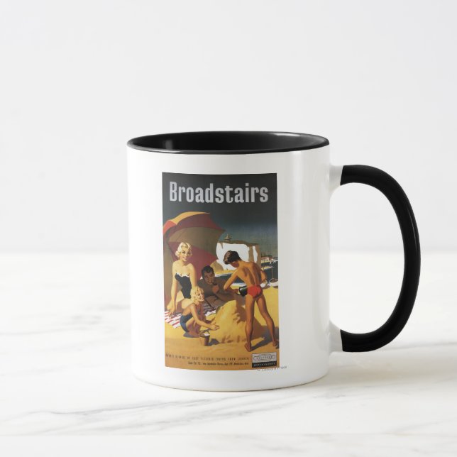 Mug Famille des chemins de fer britanniques du sud sur (Droite)