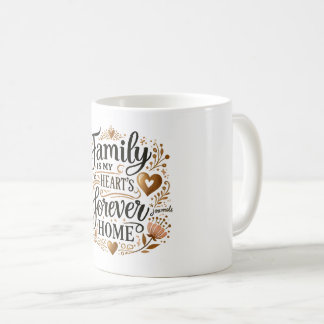 Mug 🏡 Famille est la maison de mon coeur
