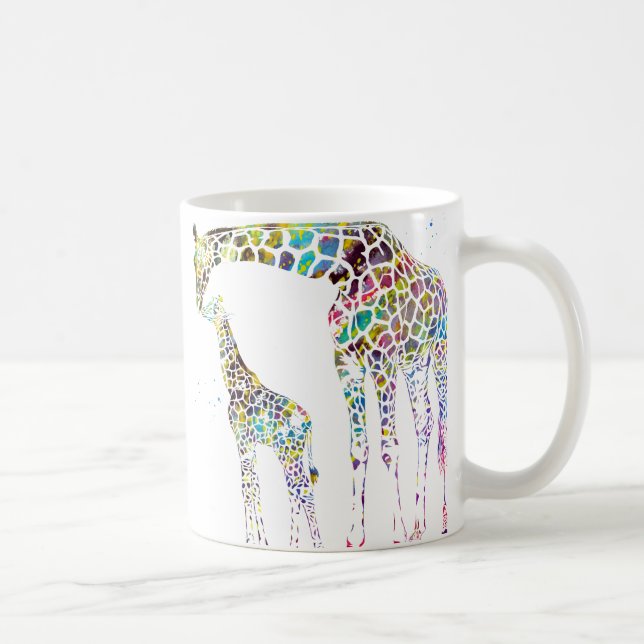 Mug Famille Giraffe (Droite)