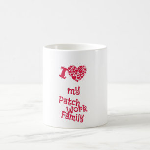 Mug Famille - I Love My Patchwork Family