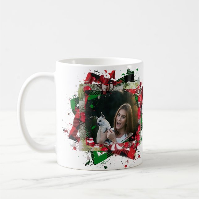 Mug Famille personnalisée Animaux de compagnie Photo N (Gauche)
