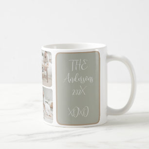 Mug Famille personnalisée Multi-photo 3 Collage Holida