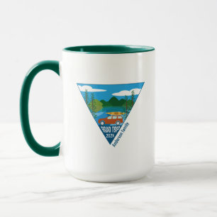 Mug Famille personnalisée Voyage de route dans la mont