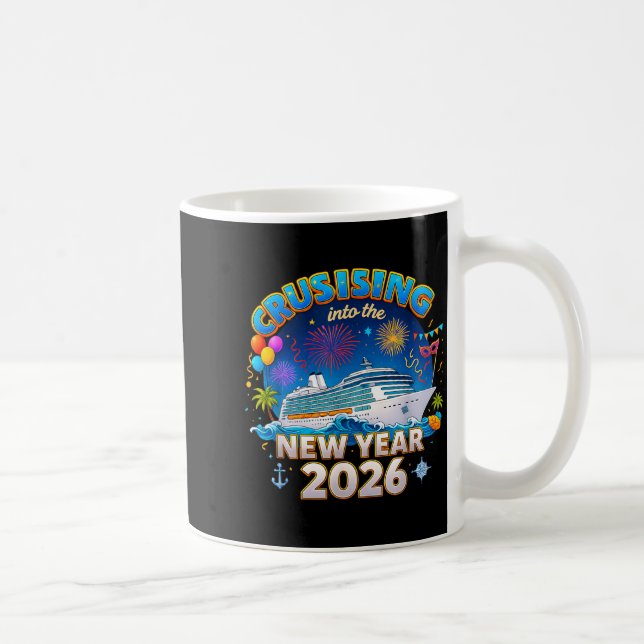 Mug Family Cruise New Year 2026 Vacation  (Droite)