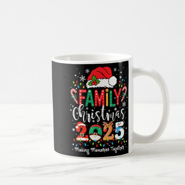 Mug Family Funny Christmas Matching 2025 Santa Tee Paj (Droite)