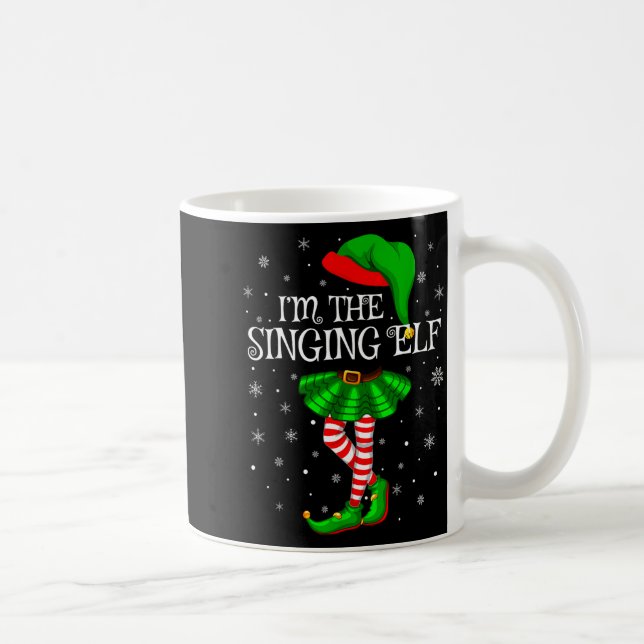 Mug Family Matching Women Girls I'm The Singing Elf Ch (Droite)